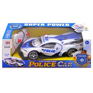 اسباب بازی ماشین کنترلی پلیس بوگاتی مقیاس 1:14 مدل 6688 Police Car_اسباب بازی ماشین کنترلی